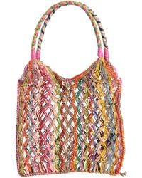 MADE FOR A WOMAN - Made For A -- Handbag Natural Raffia - Lyst