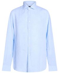 Barba Napoli - Culto Sky Shirt Linen - Lyst