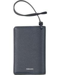 Ferragamo - Midnight Document Holder Calfskin - Lyst