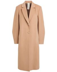 Chiarulli - Camel Coat Virgin Wool, Polyamide - Lyst