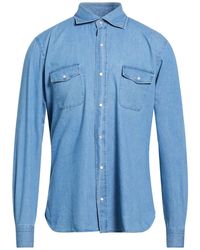 Luigi Borrelli Napoli - Denim Shirts - Lyst