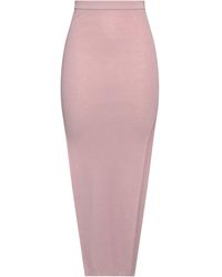 Rick Owens - Antique Rose Maxi Skirt Virgin Wool, Polyamide, Elastane - Lyst