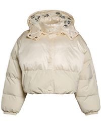 ARMANI EXCHANGE - Ivory Puffer Polyamide - Lyst