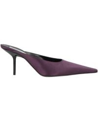Victoria Beckham - Mules & Clogs Textile Fibers - Lyst