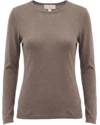 120% Lino - Khaki Sweater Merino Wool - Lyst