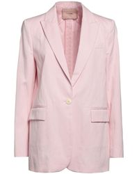 Twinset - Blazer Cotton, Linen - Lyst