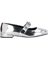 Versace - Ballet Flats Calfskin - Lyst