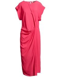 8pm - Midi Dress Acetate, Silk - Lyst