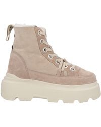 Inuikii - Taupe Ankle Boots Leather, Shearling - Lyst