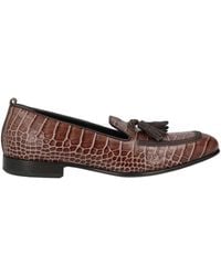 MICH SIMON - Loafers Leather - Lyst