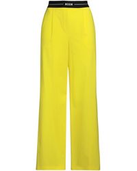 MSGM - Pants Virgin Wool, Elastane - Lyst