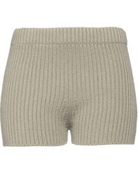 Max Mara - Khaki Shorts & Bermuda Shorts Cotton, Elastane, Polyamide - Lyst