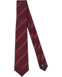 Lanvin - Burgundy Ties & Bow Ties Silk - Lyst