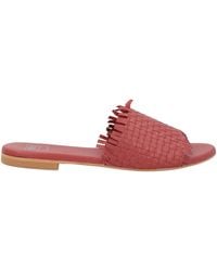 Fedeli - Brick Sandals Leather - Lyst