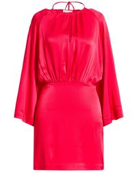 Semicouture - Mini Dress Acetate, Silk - Lyst