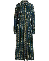 ALESSANDRO ENRIQUEZ - Dark Maxi Dress Polyester, Elastane - Lyst