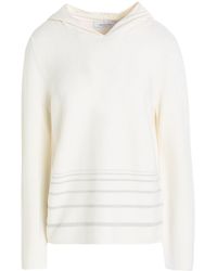 Fabiana Filippi - Ivory Sweater Virgin Wool, Cotton, Cashmere, Viscose, Polyester - Lyst