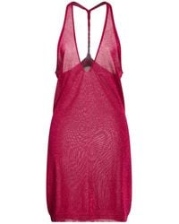 Circus Hotel - Mini Dress Viscose, Polyester - Lyst