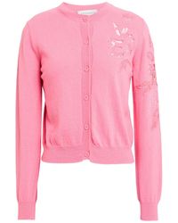 ERMANNO FIRENZE - Cardigan Cotton, Polyamide, Polyester, Viscose, Wool - Lyst