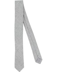 Eleventy - Light Ties & Bow Ties Linen, Wool, Silk - Lyst