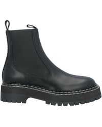 Proenza Schouler - Ankle Boots Calfskin, Textile Fibers - Lyst