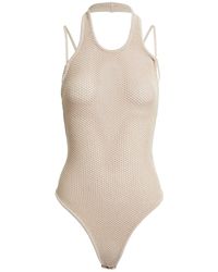 ANDREADAMO - Bodysuit Viscose, Polyester, Polyamide, Elastane - Lyst