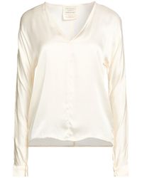 ALESSIA SANTI - Cream Top Viscose - Lyst