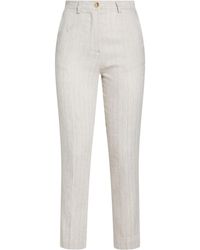 ViCOLO - Pants Linen, Viscose, Cotton, Polyester, Metallic Fiber - Lyst
