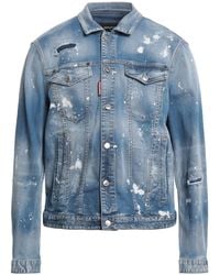 DSquared² - Denim Outerwear Cotton, Elastomultiester, Elastane - Lyst
