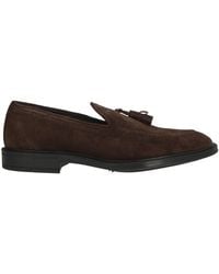 Dino Draghi - Dark Loafers Leather - Lyst