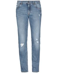 Jean skinny stretch à imprimé damier Jean Dolce & Gabbana pour homme Homme Vêtements Jeans Jeans skinny 