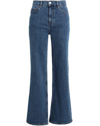 Donna Abbigliamento da Jeans da Jeans a zampa e a campana Le Pixie Slouch NewellFRAME in Denim di colore Blu 