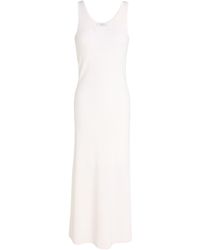Max Mara - Ivory Maxi Dress Virgin Wool - Lyst