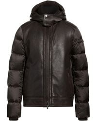 Moorer - Dark Puffer Leather, Polyamide - Lyst