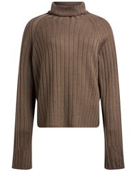 Aragona - Khaki Turtleneck Merino Wool - Lyst