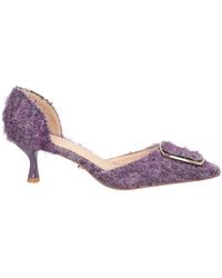 Twenty Four Haitch - Pumps Textile Fibers - Lyst