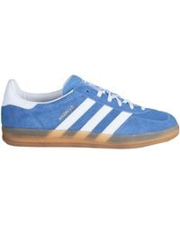 adidas Originals - Sneaker Gazelle Indoor Blue Fusion/Cloud White/Gold Metallic - Lyst