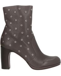 Chie Mihara - Charcoal Ankle Boots Leather - Lyst