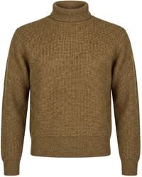 Fabiana Filippi - Military Turtleneck Merino Wool, Mohair Wool, Polyamide, Wool, Silk - Lyst