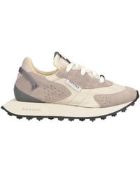 RUN OF - Sneakers Leather, Textile Fibers - Lyst