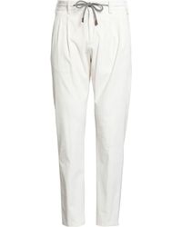 Eleventy - Platinum Ivory Pants Cotton, Cashmere, Elastane - Lyst