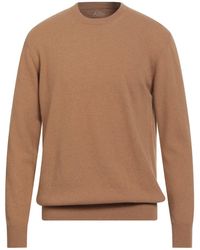 Altea - Camel Sweater Virgin Wool - Lyst