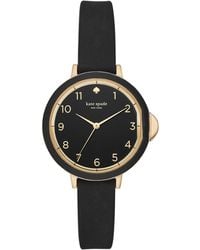 Kate Spade - Park Row Analog Silicone-strap Watch - Lyst