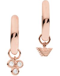 Emporio Armani Earrings for Women - Lyst.com