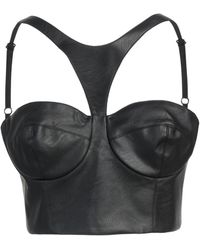 John Richmond - Top Polyurethane, Viscose - Lyst