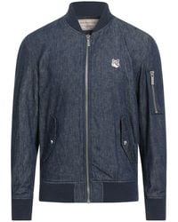 Maison Kitsuné - Denim Outerwear - Lyst