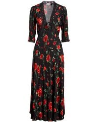 RIXO London - Midi-Kleid - Lyst