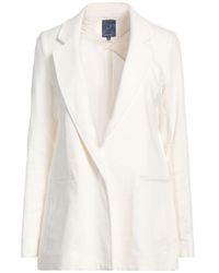 Jacob Cohen - Blazer Cotton, Linen, Elastane - Lyst