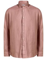Rosso Malaspino - Shirt Linen - Lyst