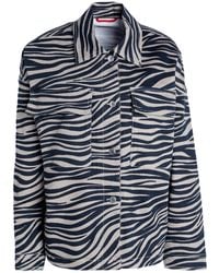 MAX&Co. - Khaki Denim Shirt Cotton, Elastane - Lyst